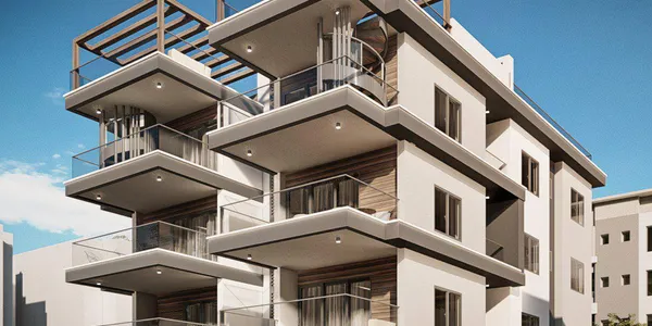 Новая резиденция с бассейнами рядом с автомагистралью, Ипсонас, Кипр