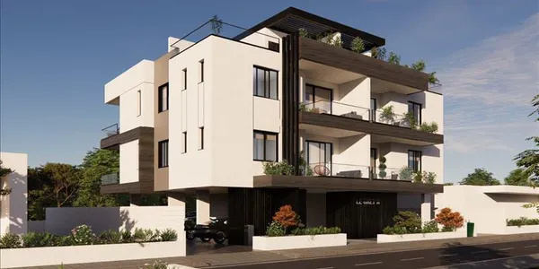 Новая престижная резиденция с парковкой рядом с морем и центром Ларнаки, Ливадия, Кипр