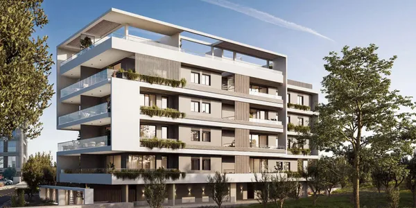 Новая резиденция с бассейном и садом недалеко от моря, Агиос Афанасиос, Кипр