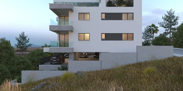 Новая резиденция с крытой парковкой рядом с автомагистралями, Агиа Фила, Кипр