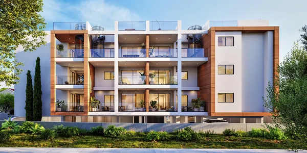 Новая резиденция с крытой парковкой рядом с автомагистралью и центром Лимасола, Като Полемидия, Кипр