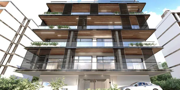 Новая малоэтажная резиденция рядом с набережной и аэропортом Ларнаки, Кипр