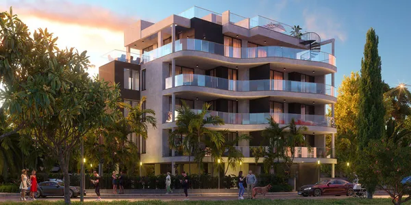 Новая закрытая резиденция с садами и парковкой рядом с пляжем, Гермасогейя, Кипр