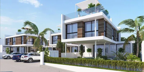 Новый комплекс вилл с садами на крыше в 500 метрах от пляжа, Пернера, Кипр