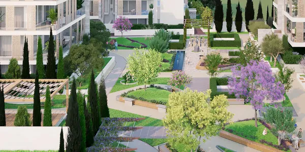 Новая резиденция с зонами отдыха и коворкингом, Строволос, Кипр