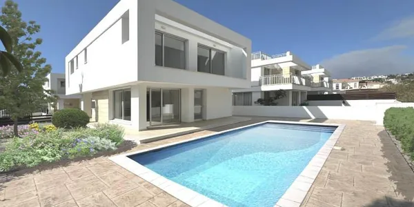 Комплекс вилл с бассейнами, садами на крыше и видами на море, Пафос, Кипр