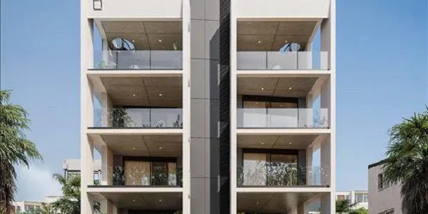 Новая резиденция в популярном районе, в 700 метрах от пляжа, Лимасол, Кипр