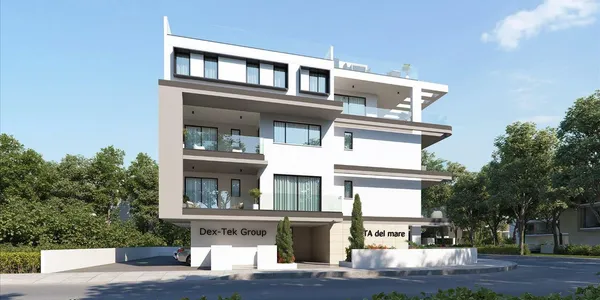 Новая резиденция с парковкой рядом с морем, Ливадия, Кипр