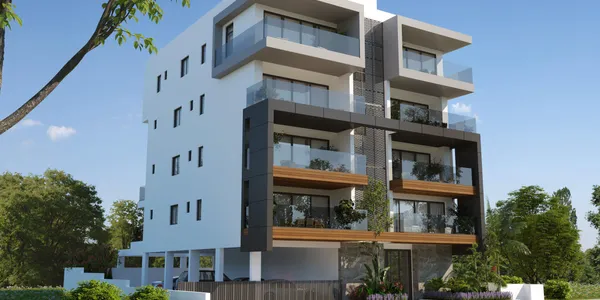 Современный высококачественный жилой комплекс с паркингом в Никосии, Кипр