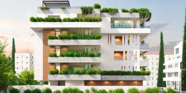 Современная резиденция с садом на крыше в 150 метрах от пляжа, Лимасол, Кипр