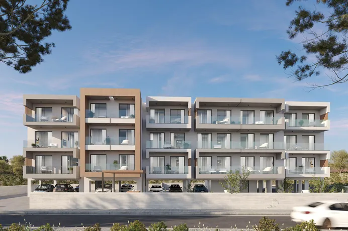 Резиденция с бассейном недалеко от пляжа, в престижном районе Пафоса, Кипр