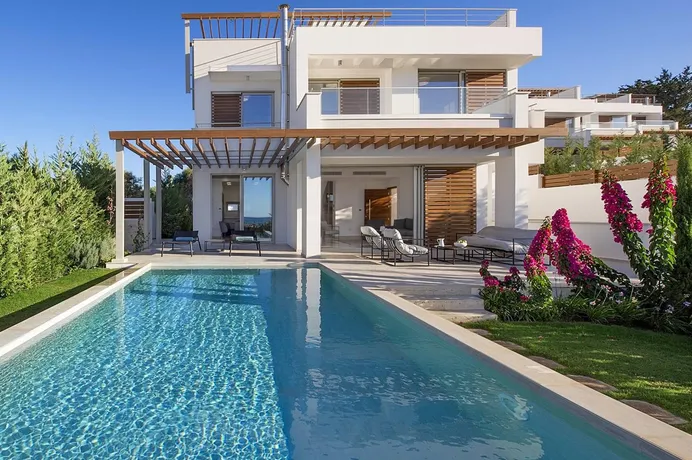 Роскошные виллы на первой линии в пляжном комплексе элитного класса, Полис, Кипр