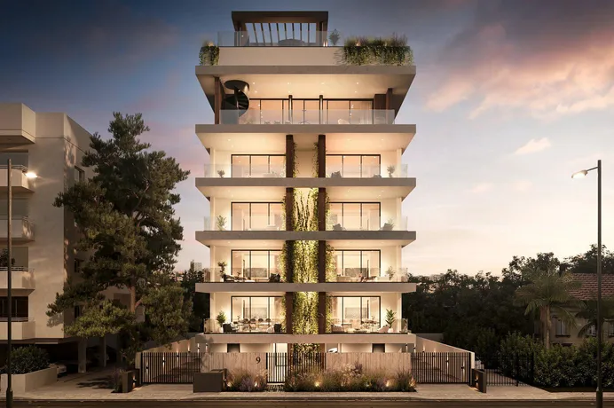 Новая закрытая резиденция недалеко от пляжа, в центре Лимассола, Кипр