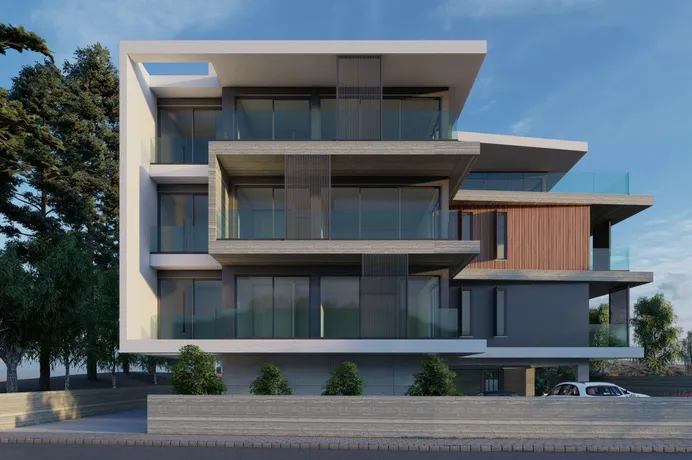 Новая малоэтажная резиденция с бассейном в центре Пафоса, Кипр