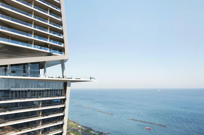 Квартиры под аренду на первой линии в высотной резиденции, Лимассол, Кипр