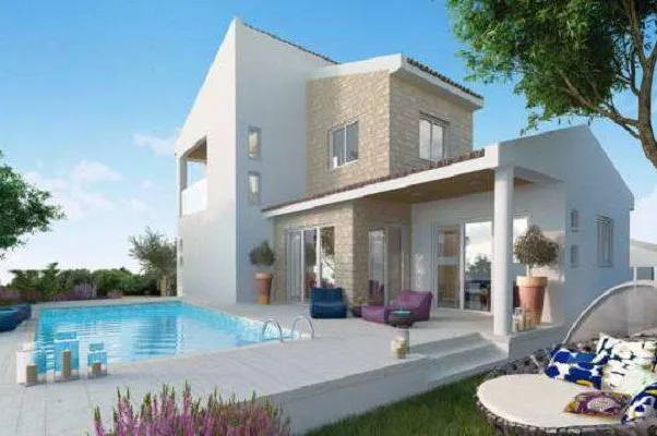 Комплекс вилл с панорамным видом рядом с автомагистралью и национальным парком, Писсури, Кипр