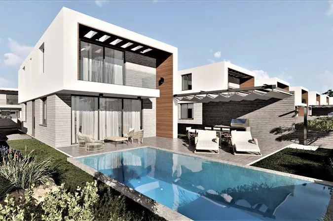 Комплекс вилл в спокойном районе, рядом с пляжем и центром Пафоса, Героскипу, Кипр