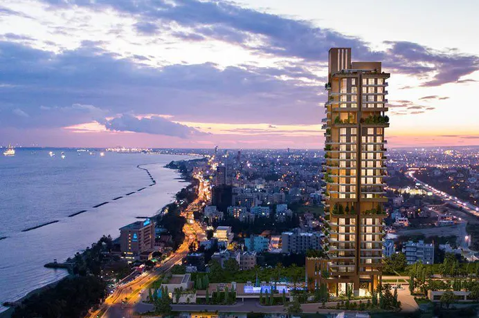 Новая высотная резиденция с бассейнами в 50 метрах от моря, Агиос Тихонас, Кипр