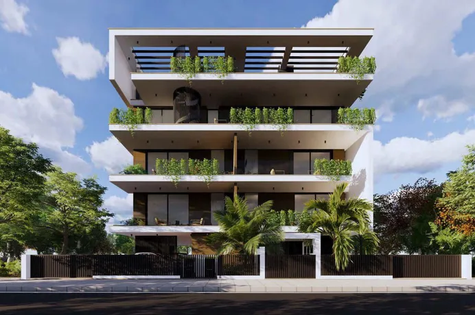 Новая резиденция с бассейном и спа-зоной рядом с пляжем, Героскипу, Кипр