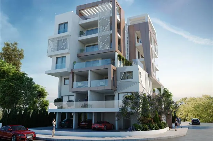 Новая резиденция с панорамным видом на море и город, Ларнака, Кипр