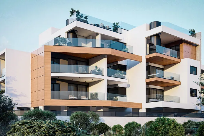 Новая малоэтажная резиденция в центре Като Полемидия, Кипр