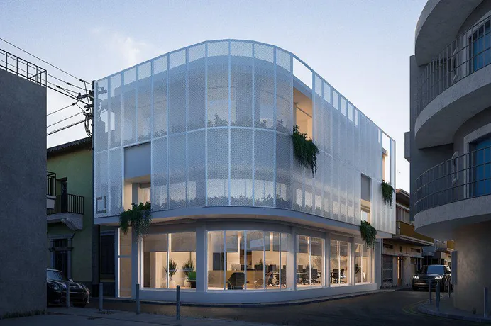 Современное здание в 500 метрах от моря, в историческом центре Лимассола, Кипр