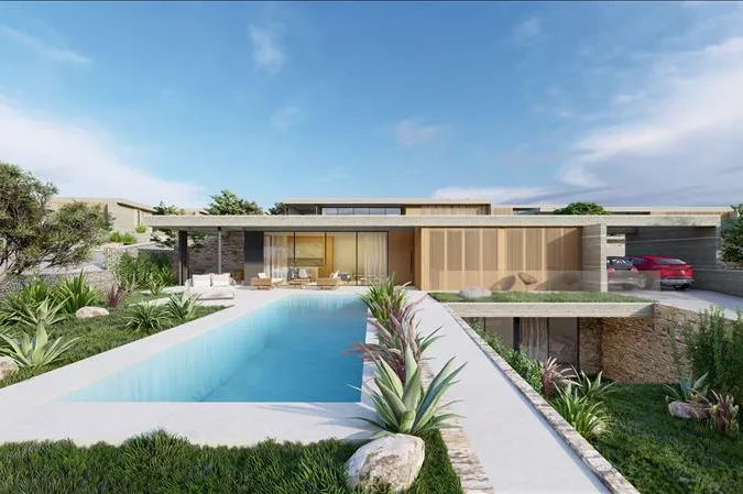 Новый комплекс вилл с бассейнами в престижном районе, Пейя, Кипр