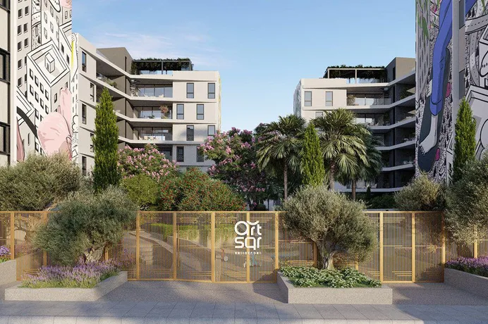 Апартаменты в закрытой резиденции с бассейном и садами рядом с пляжем и центром города, Лимассол, Кипр