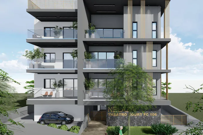 Малоэтажная резиденция с парковкой рядом с парком, Никосия, Кипр