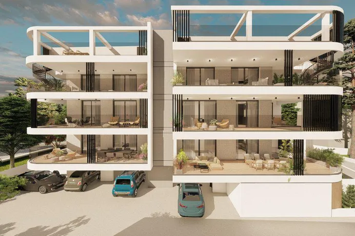 Новая малоэтажная резиденция в Агиос Афанасиос, Кипр