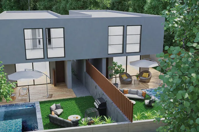 Современный комплекс вилл с садами в престижном районе Лимасола, Кипр