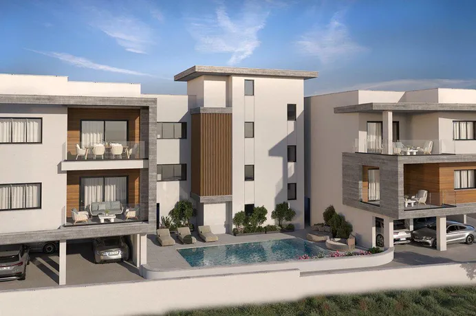 Новая резиденция с бассейном рядом с морем, Хлорака, Кипр