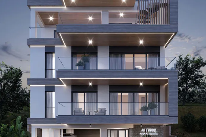 Новая резиденция с зеленой зоной и панорамным видом, Гермасогейя, Кипр