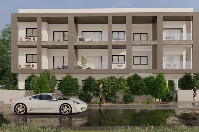 Новая малоэтажная резиденция рядом с автомагистралями, Полемидия, Кипр