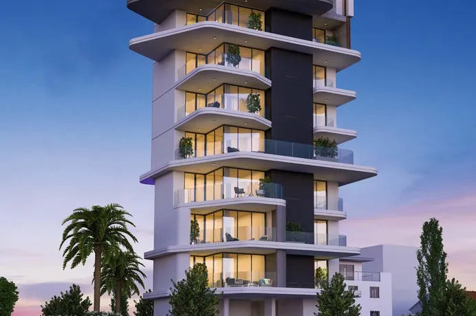 Резиденция с парковкой рядом с пляжем, Ларнака, Кипр