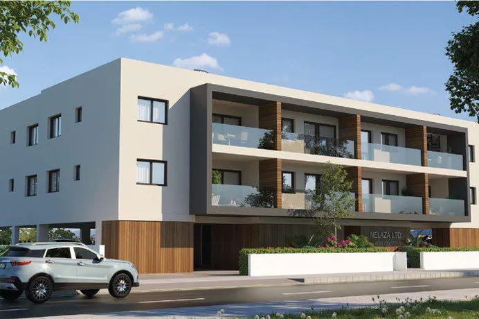 Новая малоэтажная резиденция с парковкой, Лакатамия, Кипр