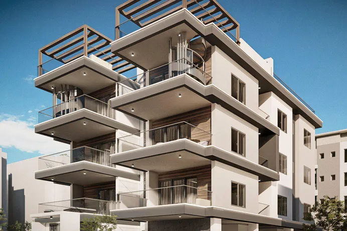 Новая резиденция с бассейнами рядом с автомагистралью, Ипсонас, Кипр