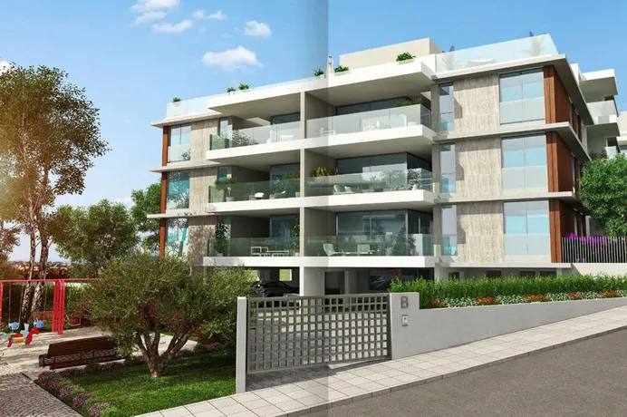 Новая закрытая резиденция с бассейном и панорамным видом на море в престижном районе Агиос Афанасиос, Кипр