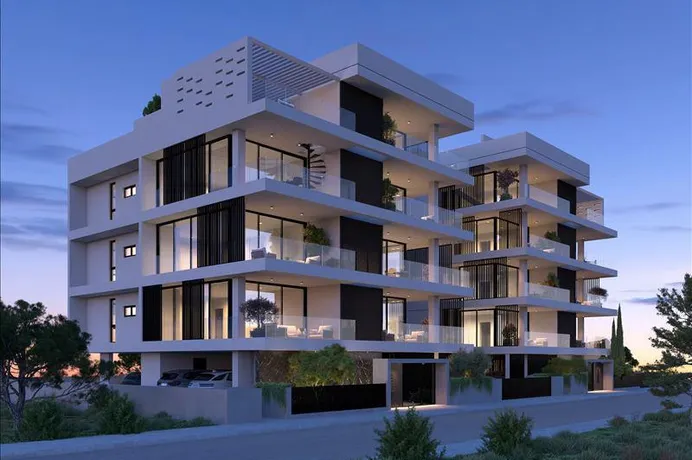 Новая резиденция в 900 метрах от пляжа, недалеко от центра Лимасола, Кипр