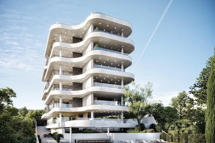 Новая резиденция с бассейном в 50 метрах от моря, Агиос Тихонас, Кипр