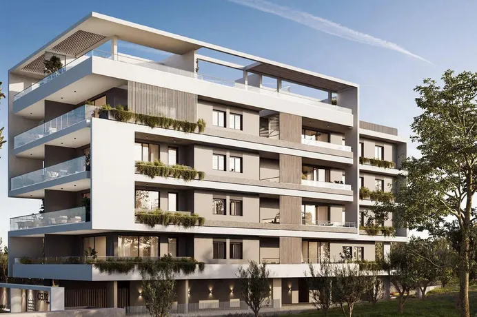 Новая резиденция с бассейном и садом недалеко от моря, Агиос Афанасиос, Кипр