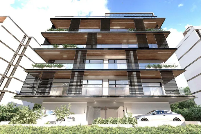 Новая малоэтажная резиденция рядом с набережной и аэропортом Ларнаки, Кипр