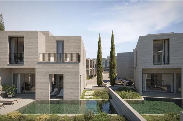 Новый закрытый комплекс вилл с бассейном недалеко от пляжа, Эмба, Кипр