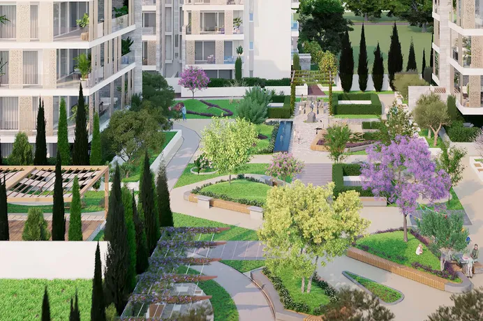 Новая резиденция с зонами отдыха и коворкингом, Строволос, Кипр