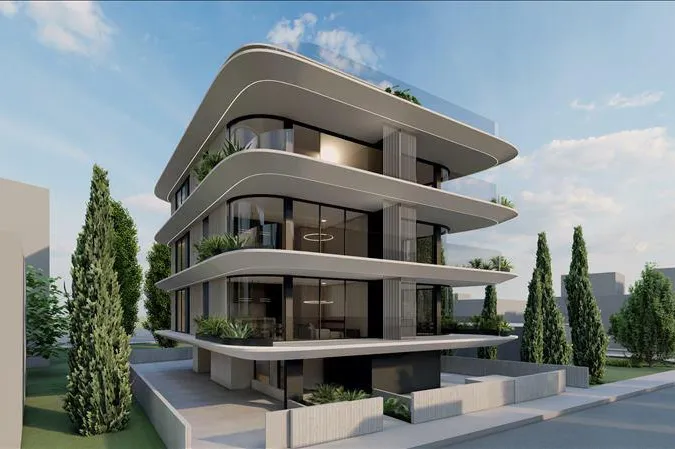 Новая резиденция с парковкой рядом с пляжем, Героскипу, Кипр