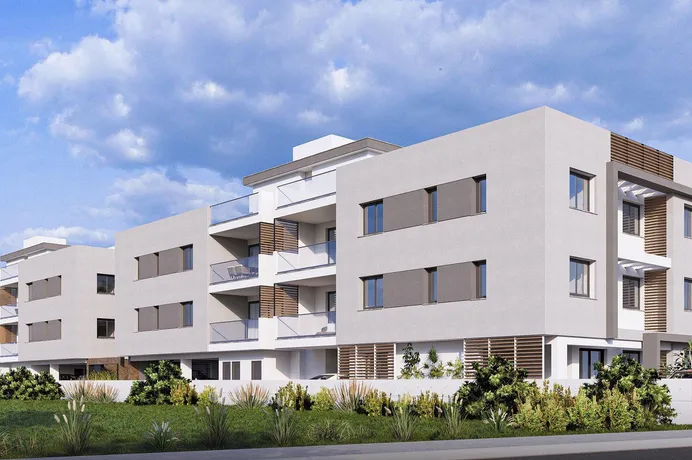 Новый комплекс современных апартаментов недалеко от центра Ларнаки, Кити, Кипр