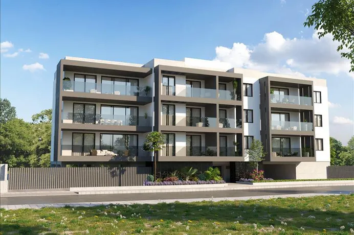Новая резиденция с парковкой и зеленой зоной, Строволос, Кипр
