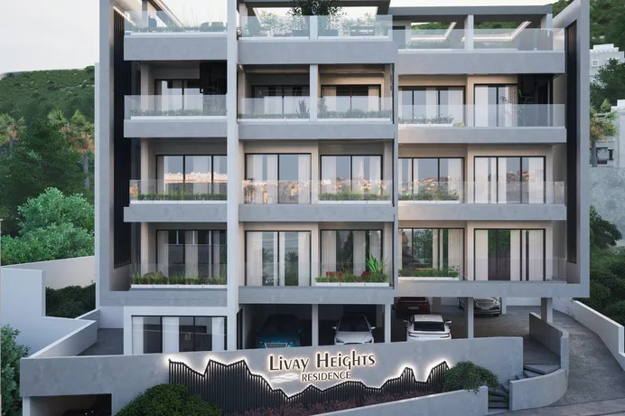 Малоэтажная резиденция с садом и зоной отдыха на крыше недалеко от моря, Гермасогейя, Кипр