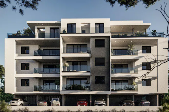 Новый жилой комплекс с парковкой, Гермасогейя, Кипр