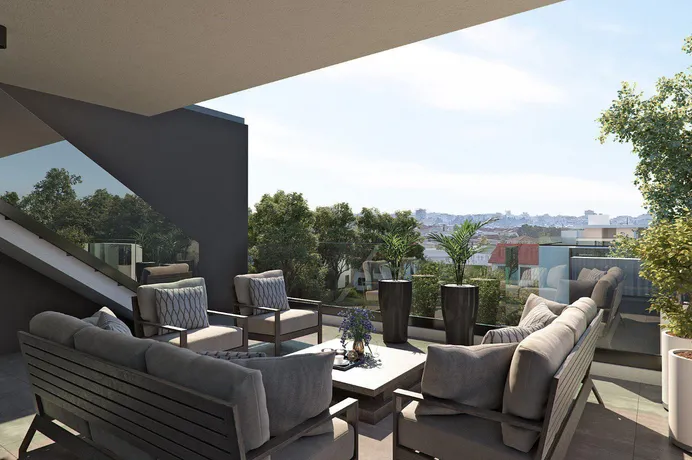 Современный жилой комплекс недалеко от торгового центра в Ларнаке, Кипр